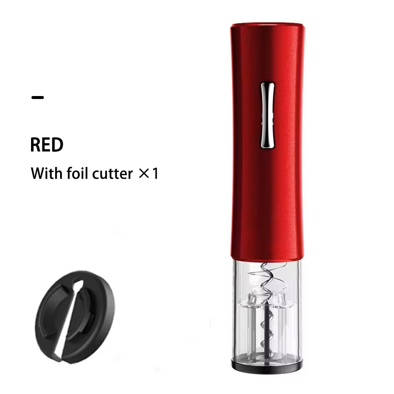 Electric Bottle Opener with Foil Cutter Corkscrew Wine Accessories Smart Automatic Wine Opener Kitchen Appliance